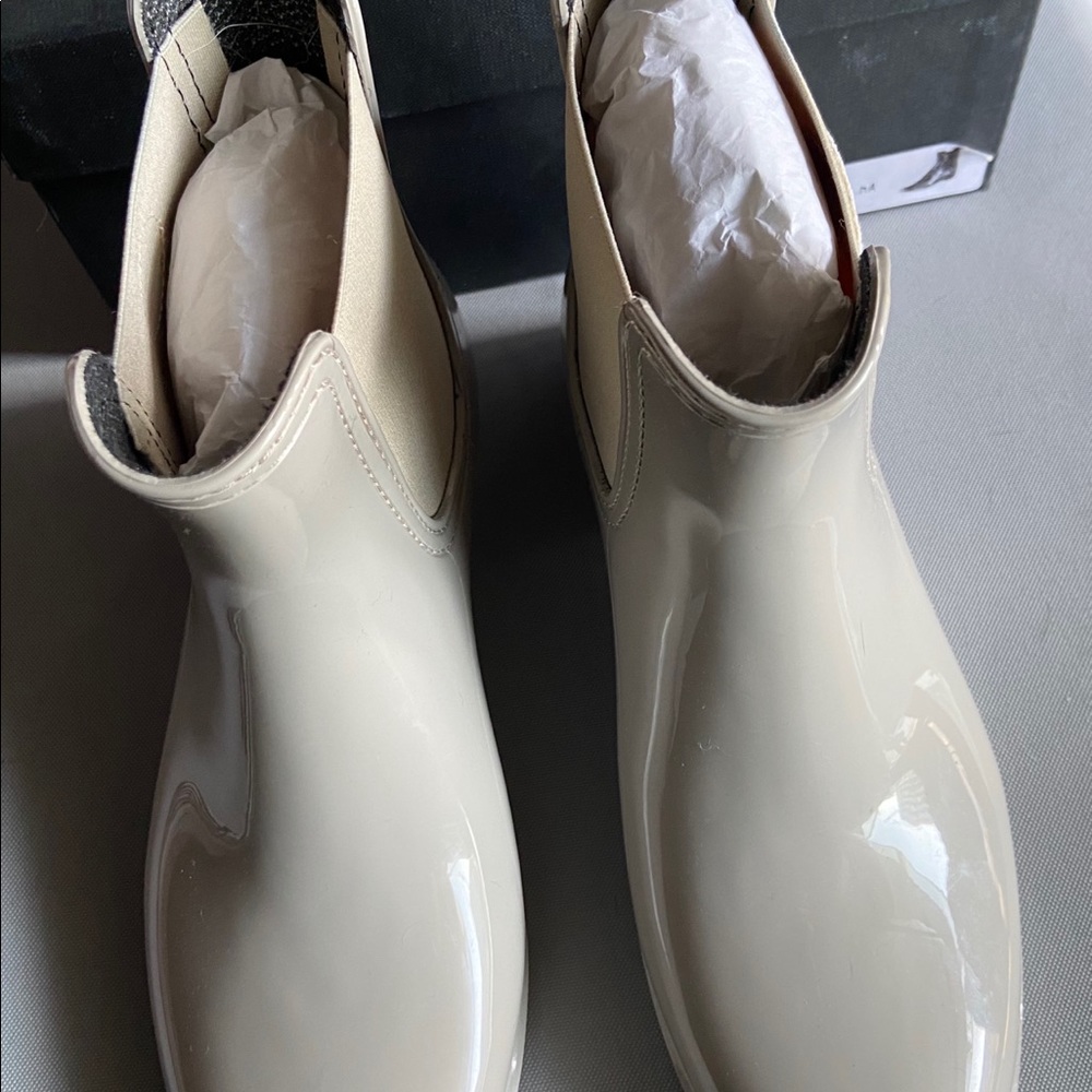Opificio brand new taupe vegan rain booties boots - Picture 5 of 9